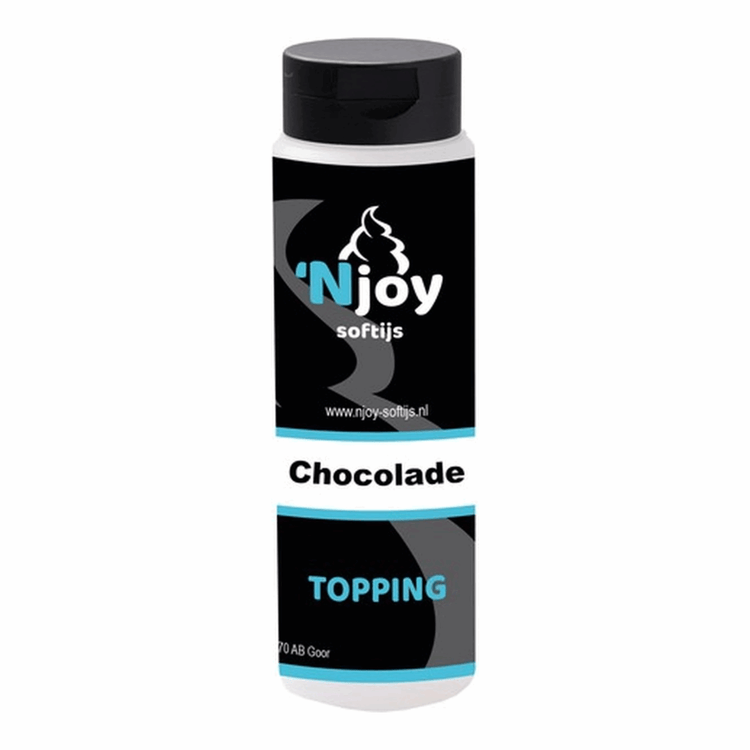 Njoy topping chocolade (500ml)