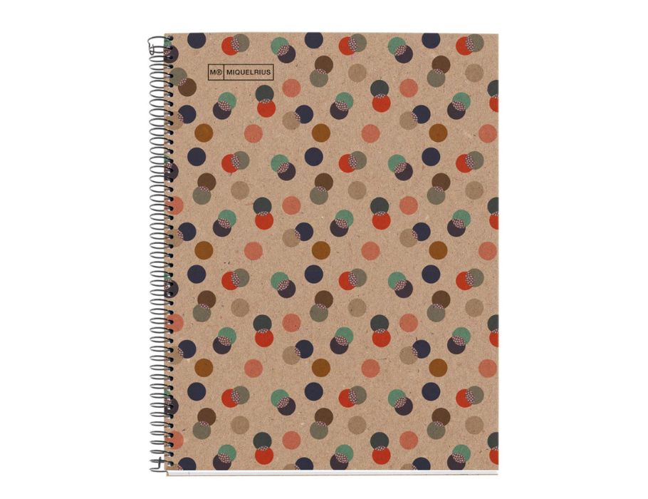 Miquelrius notitieboek - eco confetti - a4 geruit - 80 blz