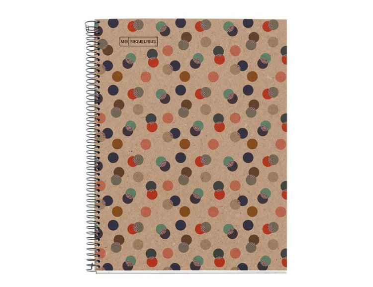 Miquelrius notitieboek - eco confetti - a4 geruit - 80 blz