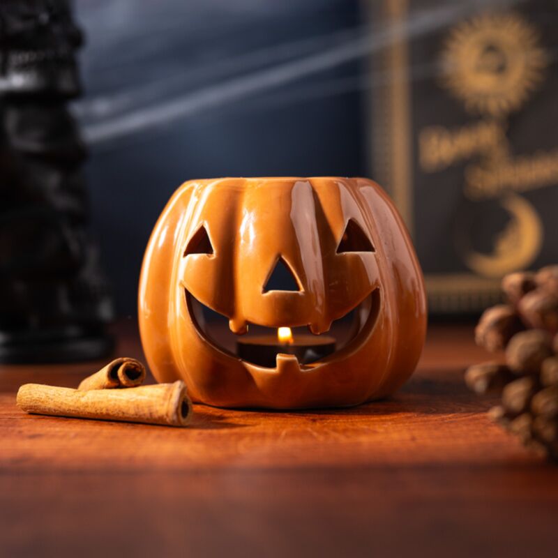 Pompoen jack o lantern keramiek geurbrander
