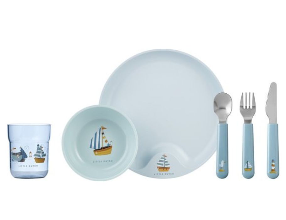 Mepal kinderservies - mio - 6 - delig - set - sailors bay