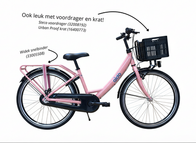 Master bike aldo wave carino 24 meisjesfiets 3grn - zalmoranje