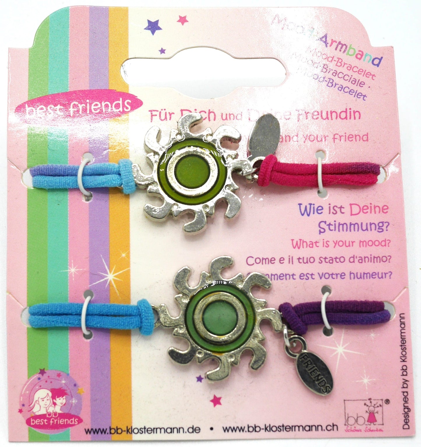 Van der doelen vriendschap armband, best friends veranderd van kleur welke stemming je bent