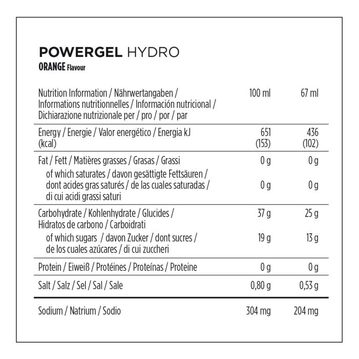 Powerbar powergel hydro 67ml