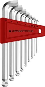 Pb swiss tools pb inbussleutelset kort+kogelkop