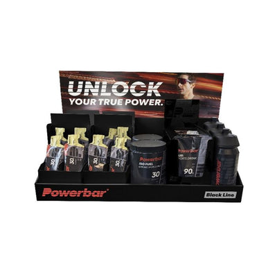 Powerbar black line counter display (empty)