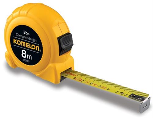 Komelon rolmaat 8mtr 25mm eco