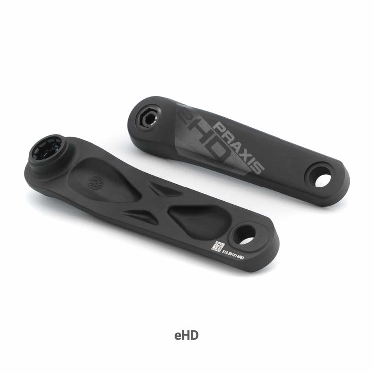 Praxis crankstel e-bike type 1 aluminium hd isis 155mm