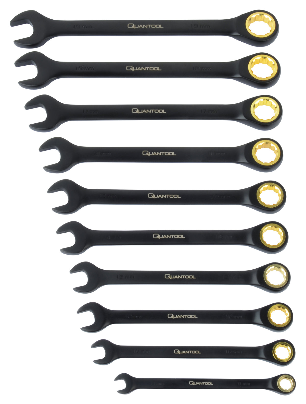 Brüder mannesmann quantool steek-ringratelsleutelset 10 dlg - q25210