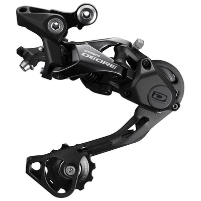 Shimano achterderailleur deore 10v shadow+ medium kooi zwart