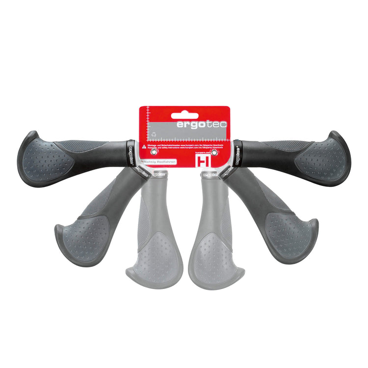 Ergotec handvatset frisco 140 140mm rubber gel zw gr