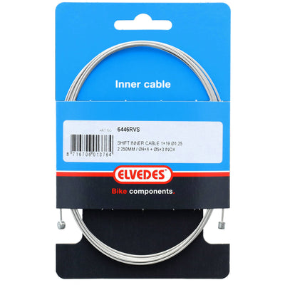 Elvedes schakel binnenkabel 2250mm rvs ø1,25mm n t-nippel