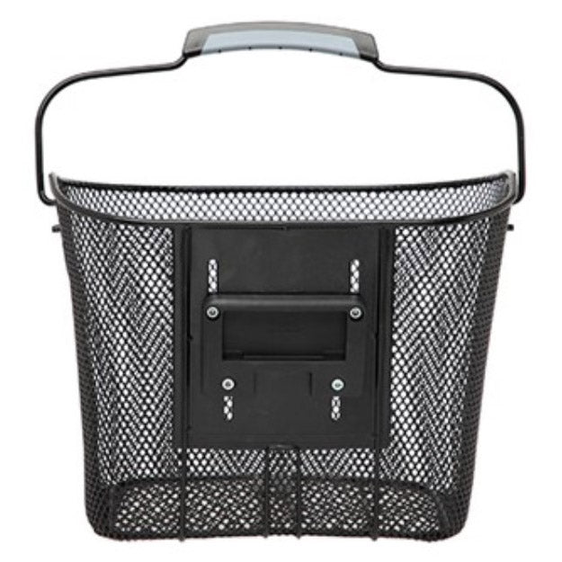 Burgers - new looxs newlooxs toscane klickfix - afneembare fietsmand - stuur - 19 liter - staal - zwart