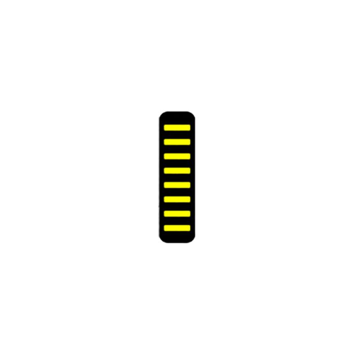 Rrp proguard cable tie - front - sticker - max protection - yellow