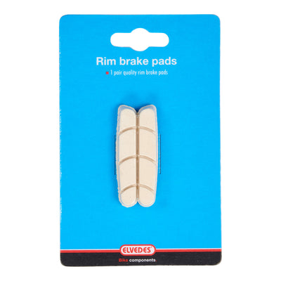 Elvedes Velgremblokjes (1paar) Road 55mm wit camp.6838-CARD