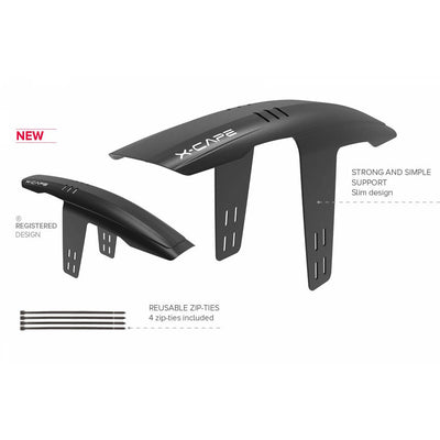 voorspatbord X-Cape 26 27.5 29 inch 82 mm zwart