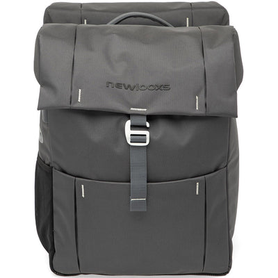 Vigo Double fietstas - sportief, waterafstotend, zwart grijs