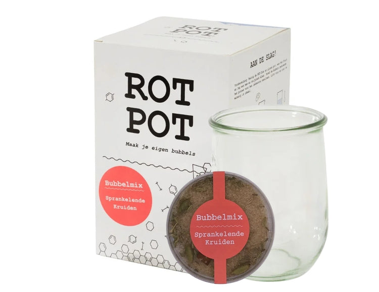 Rotpot fermentatie set - bubbels