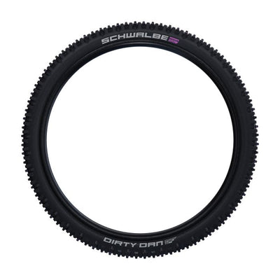 Schwalbe dirty dan - tle - addix ultra soft - super downhill - 29x2.35 - black