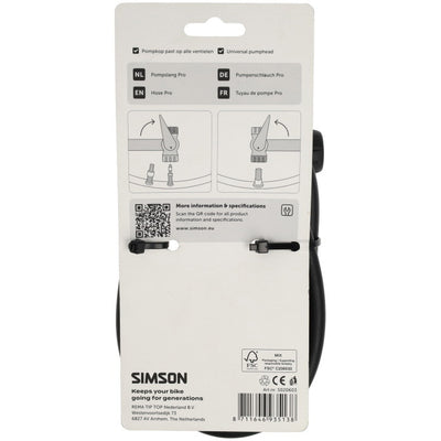 Simson pompslang pro hoge druk