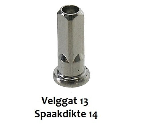 Alpina spaakverloopnippel 14 velggat 13