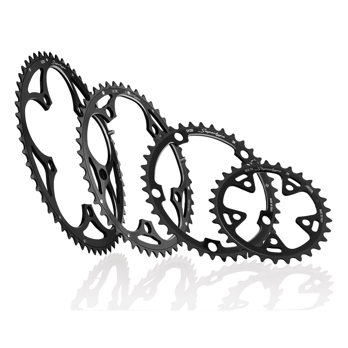 Shimano miche kettingblad supertype 130 39t triple zwart