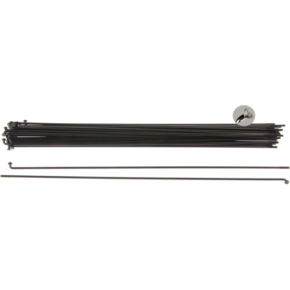 Alpina Spaken 13G (2,34mm) 246mm RVS Zwart (P36)