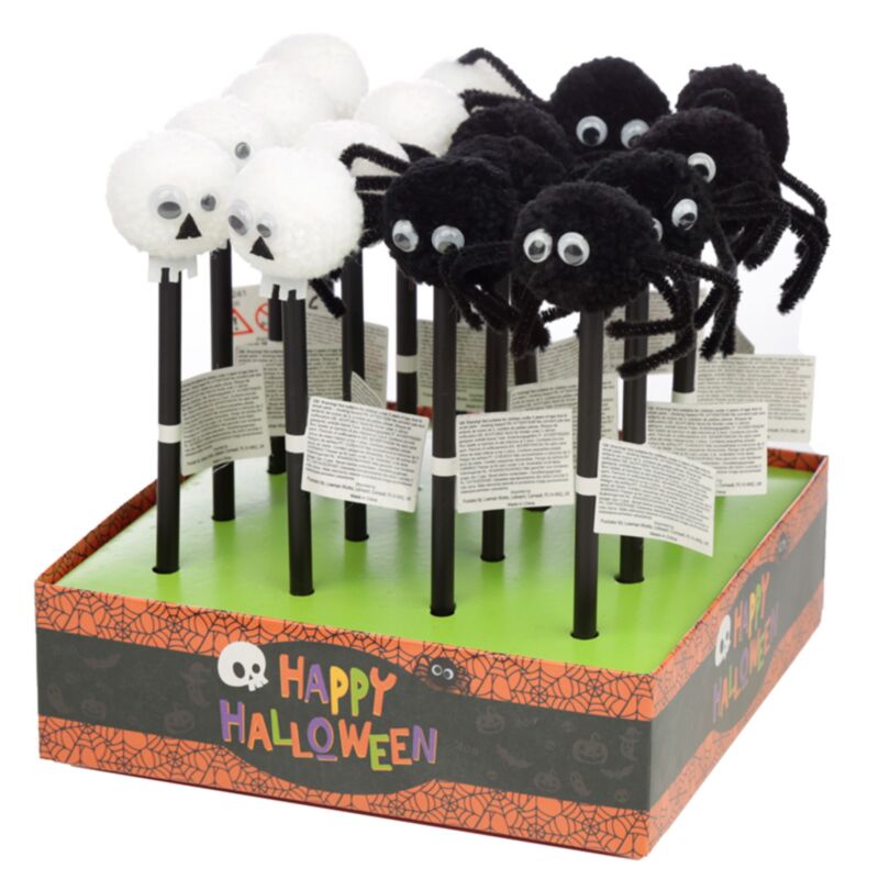 Schedel spin - pom pom potlood