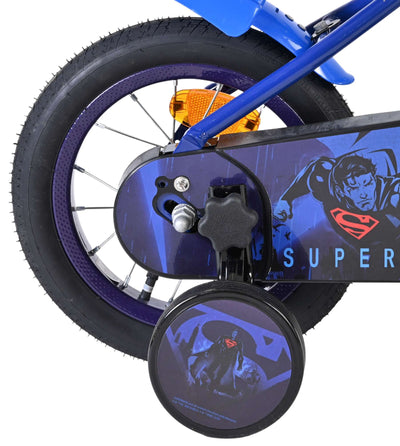 Superman kinderfiets - jongens - 12 inch - blauw