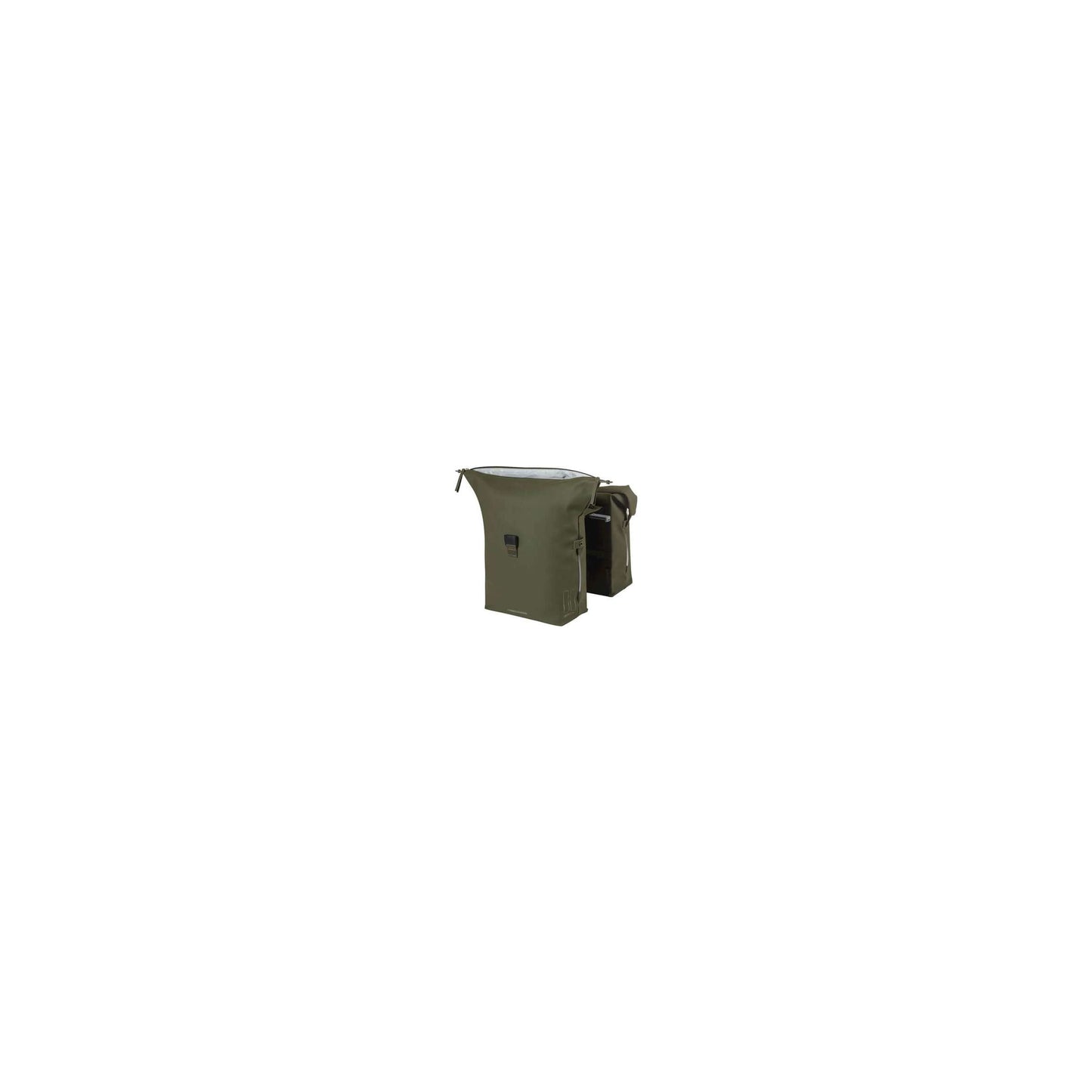 Basil dubbele fietstas soho nordlicht mik 41 liter 15 x 31 x 38 cm - moss green
