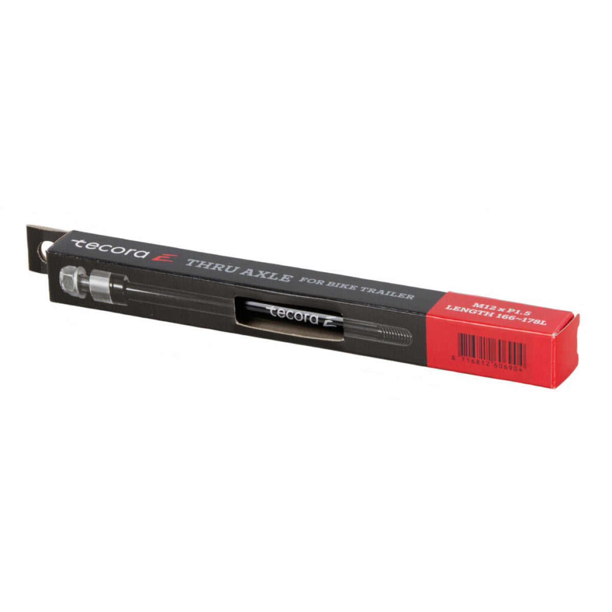 Tecora e steekas trailer m12 p1,5 166-178mm alu zwart