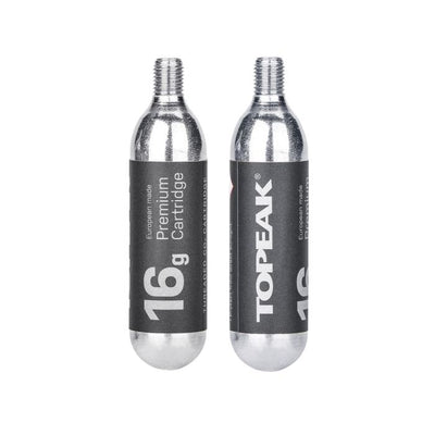 Topeak co2 cartridge 16g threated (2 pieces)