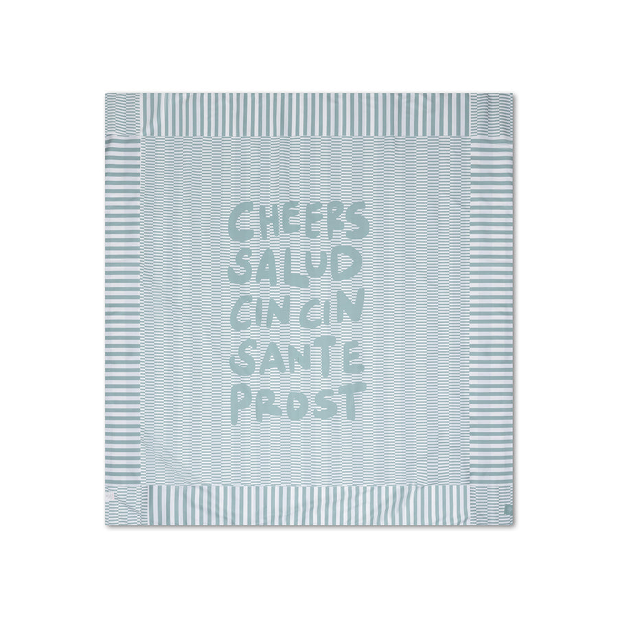 Cheers | groene microvezel handdoek 180 x 180 cm