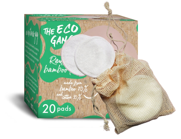 The eco gang herbruikbare wattenschijfjes - 20 stuks