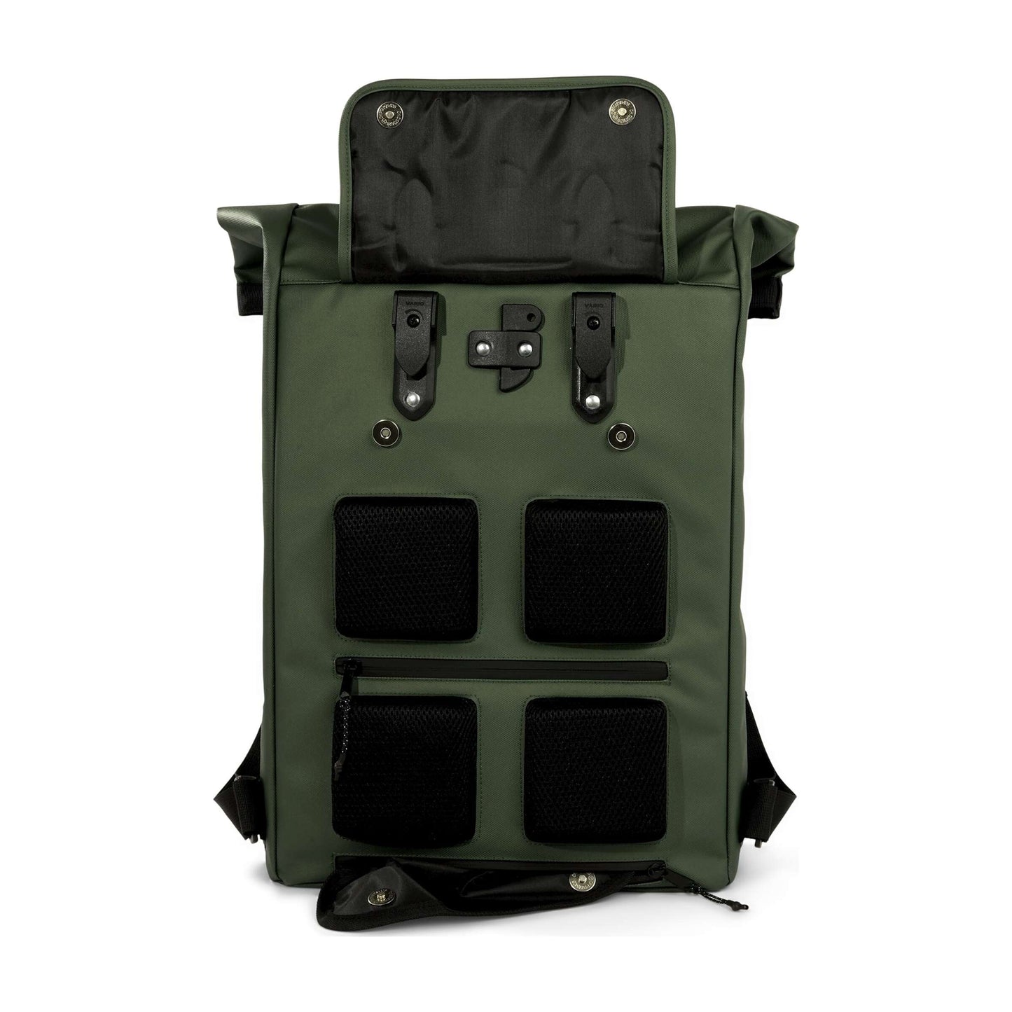 Urbanproof fietstas rolltop up recycle 20l groen