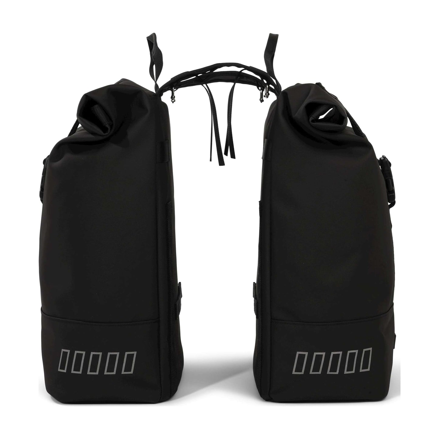 Urbanproof tas double roll up recycle 38l zwart