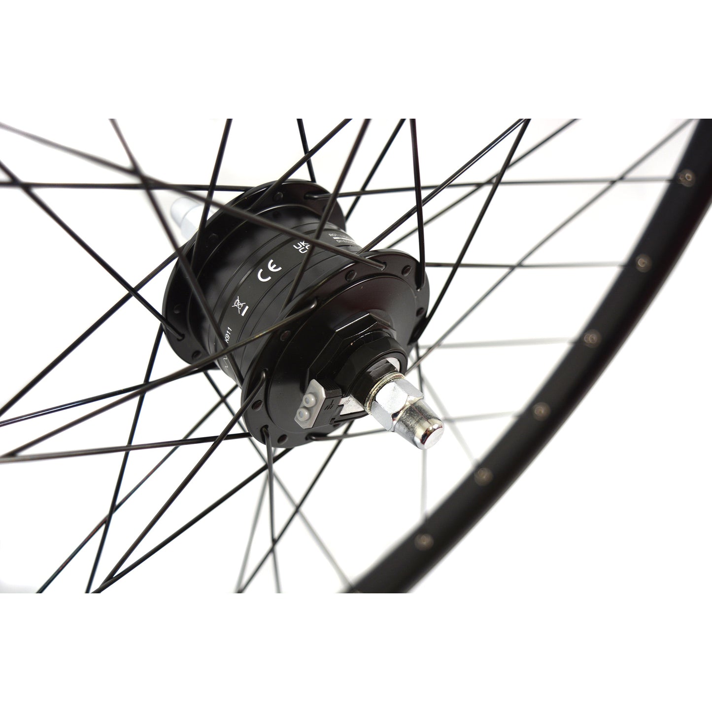 Velox voorwiel mach1 m910 28 shimano dyn. disc zwart