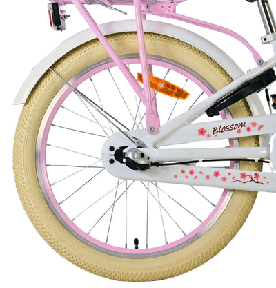 Volare blossom kinderfiets - meisjes - 20 inch - wit - nexus 3 versnellingen