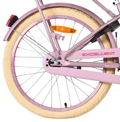 Volare excellent kinderfiets - meisjes - 20 inch - mat roze