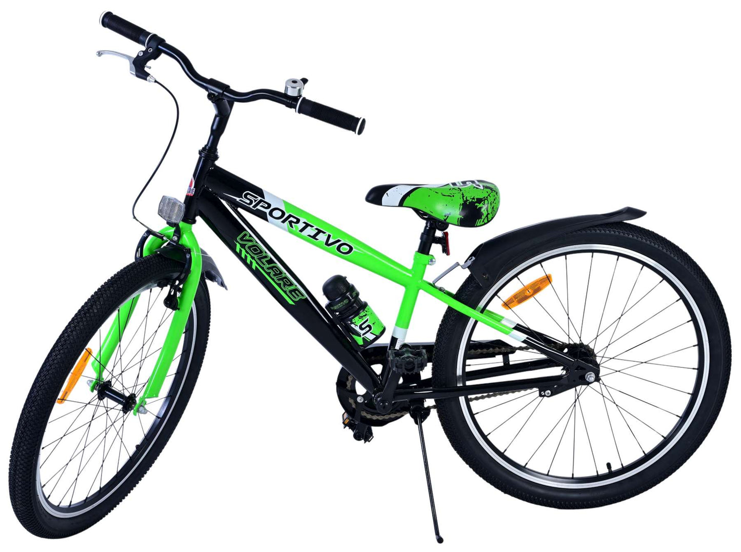 Volare sportivo kinderfiets - jongens - 24 inch - zwart groen