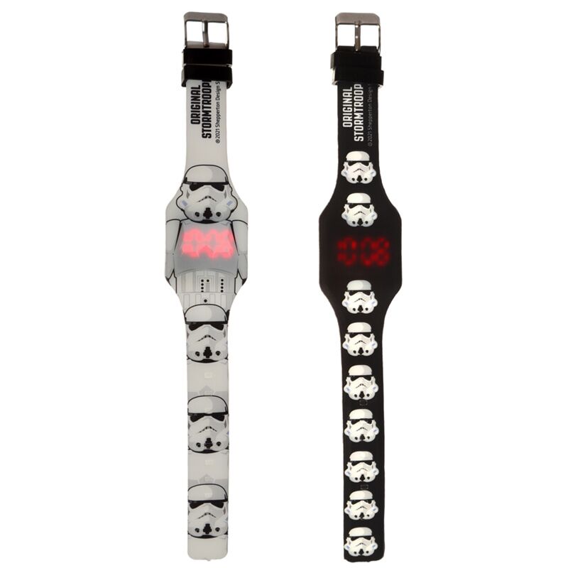The original stormtrooper digitaal siliconen horloge
