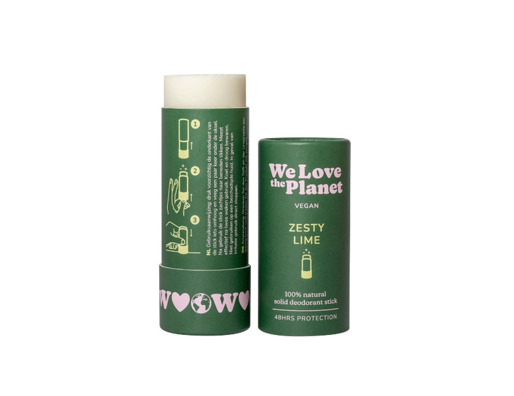 We love the planet deo stick zesty lime - vegan - 40g