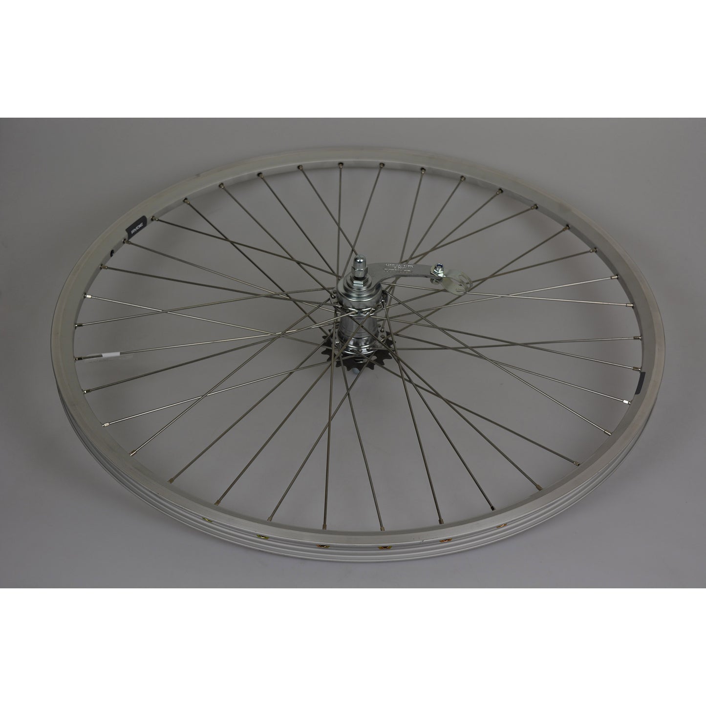Roland achterwiel 28 19-622 zac 2000 zilver 36 spaak inox remnaaf