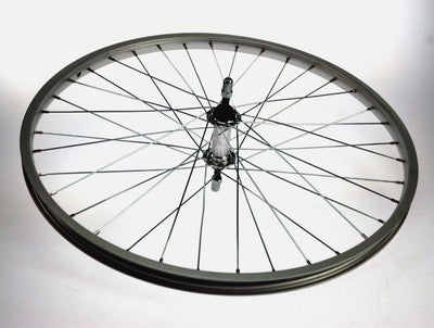 Bike fun kids voorwiel 24x1.75 alu zilver blank