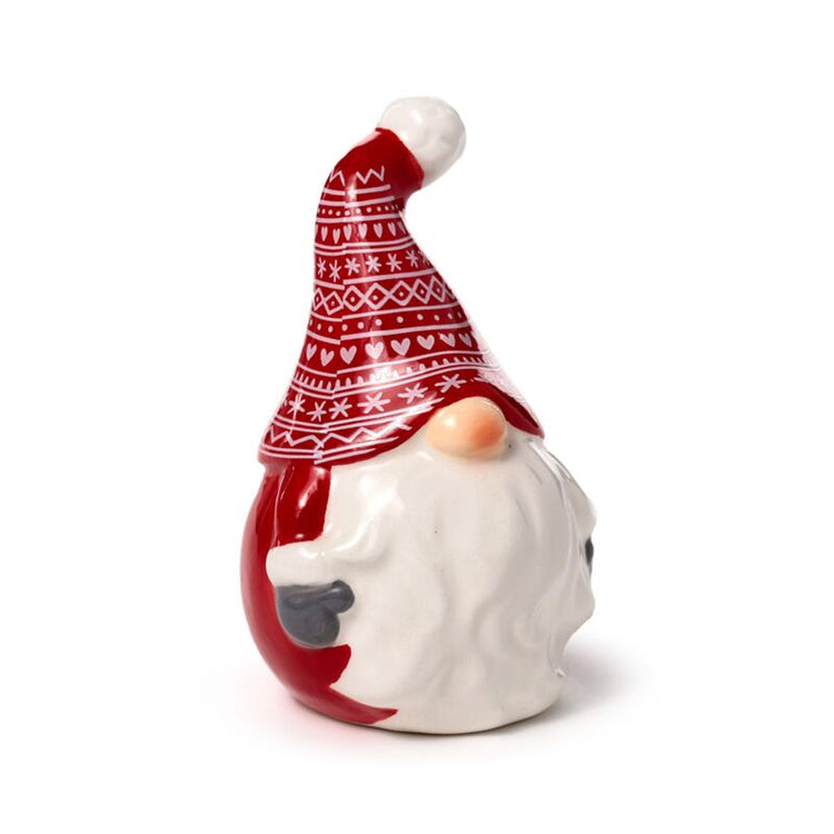 Scandi kerstmis gnoom keramiek peper- en zoutstel