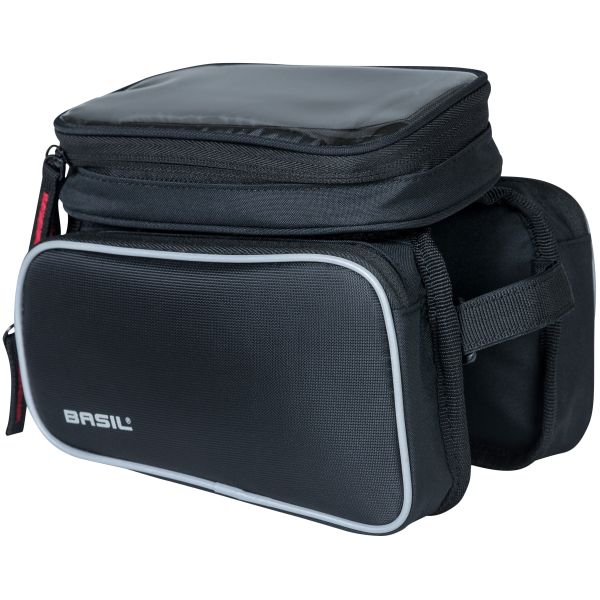 Basil Sport Design frametas dubbel M zwart