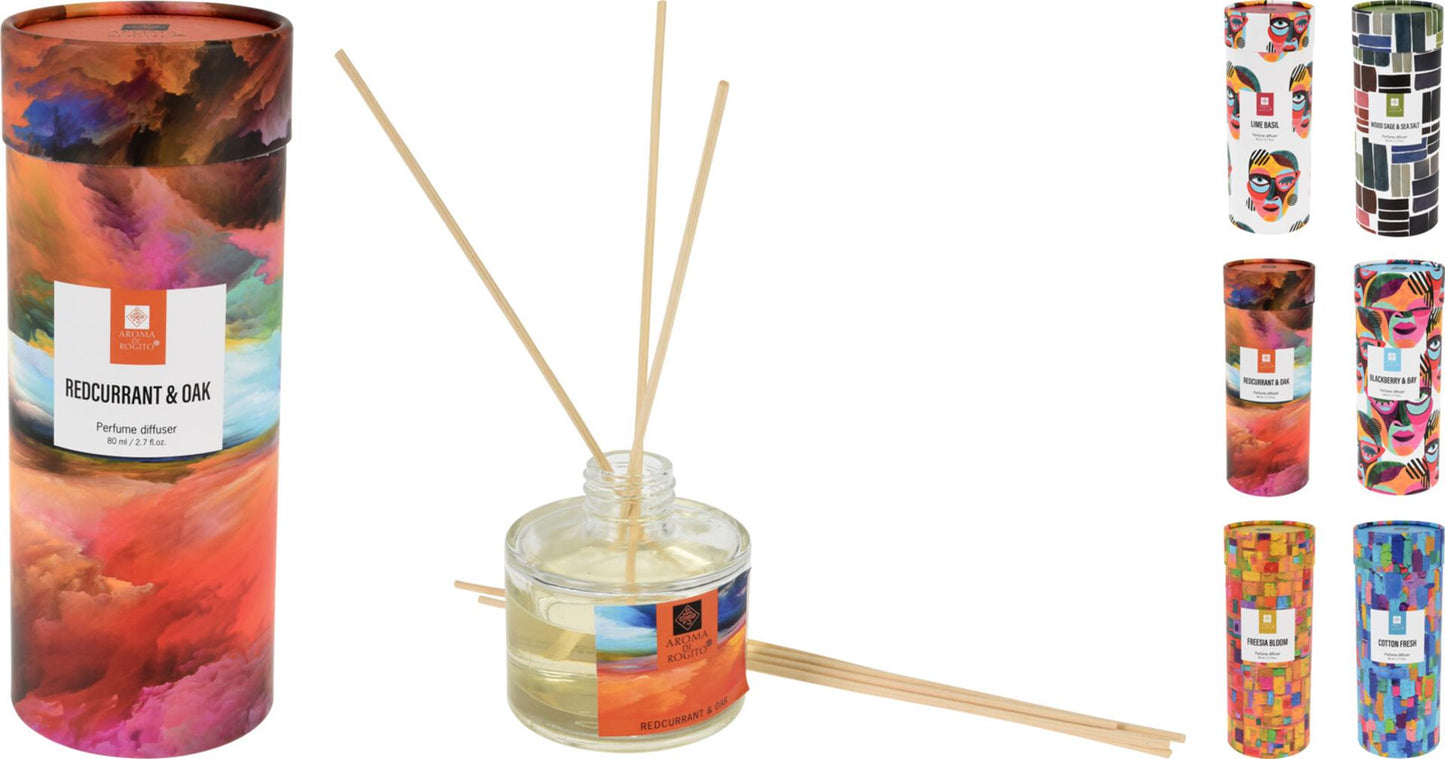 Home styling geurset 80ml 7x7x8cm verkrijgbaar in 6 verschillende geuren