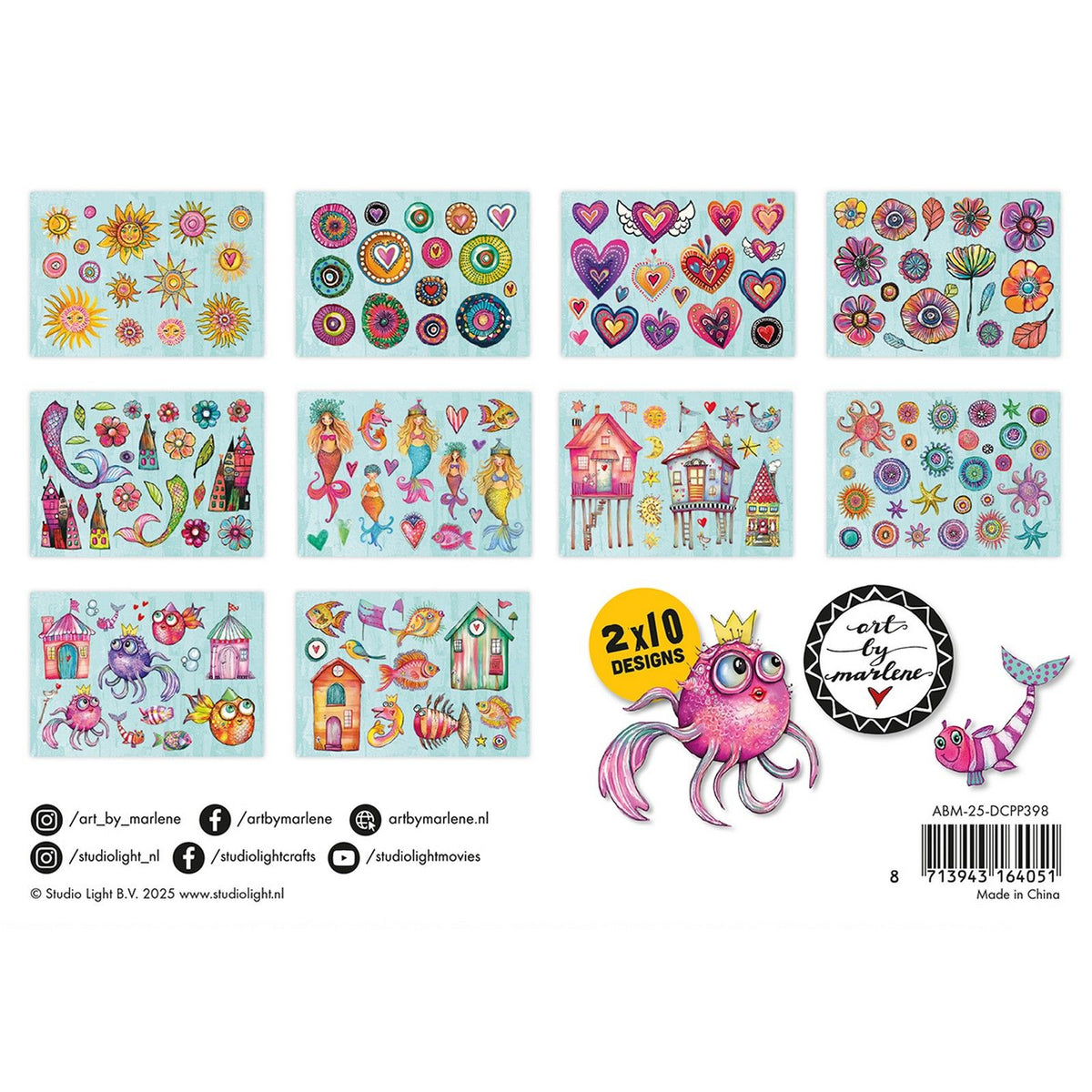 Studio light • art by marlene die-cut designer paper pad sunny days