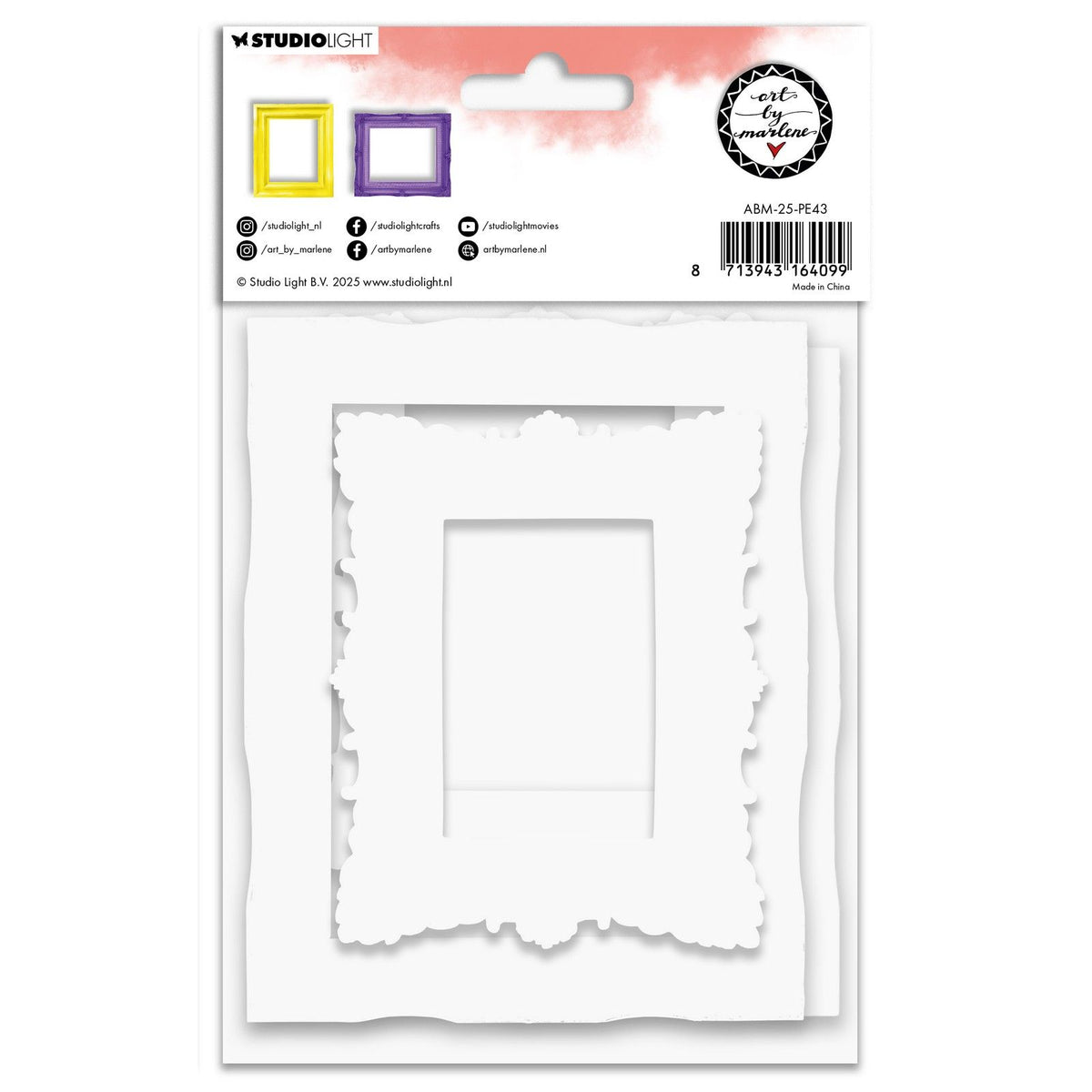 Studio light • art by marlene paper elements photo frames