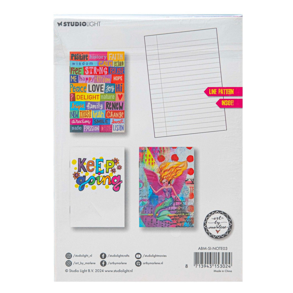 Studio light • signature collection note books 3 in a pack